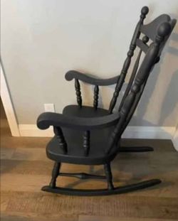 Solid wood, large rocking chair