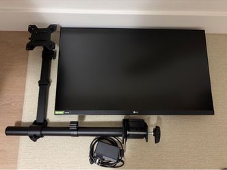 LG UltraGear 27” 1440p 144Hz Gaming Monitor