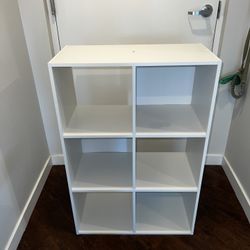 6 Cube Organizer Bookshelf 