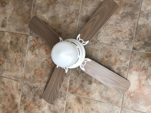 Harbor Breeze Armitage 42 In White Flush Mount Indoor Residential