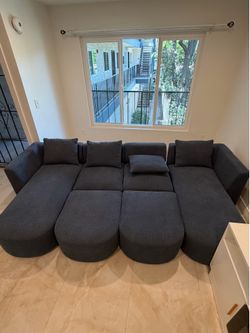 Melpomene 117" Modular Sectional Sofa Couch