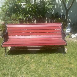 Wood Patio Bench