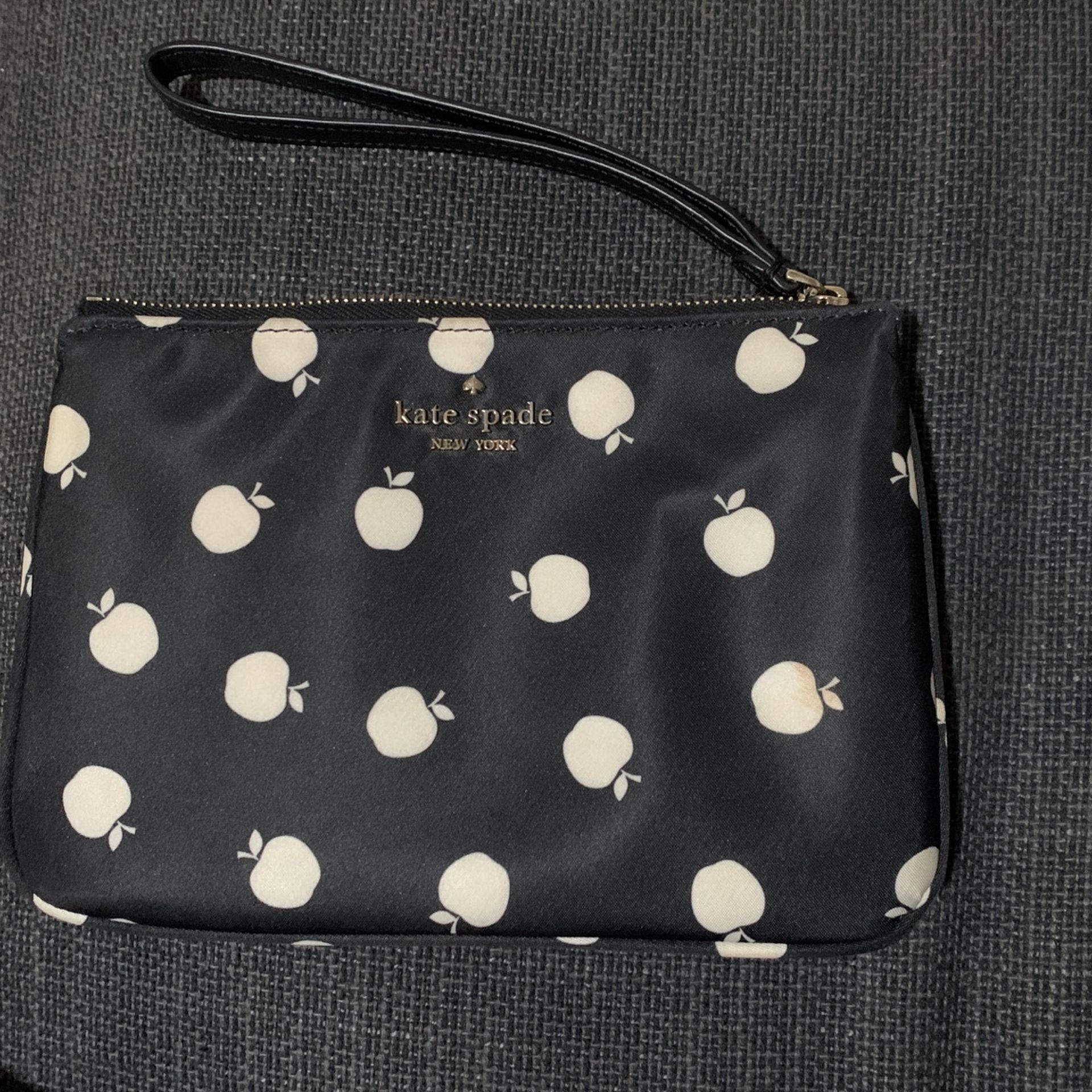 KATE SPADE Chelsea Apple Printed nylon Wristlet