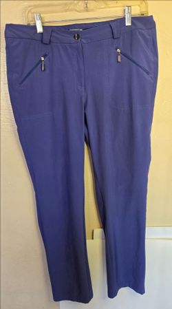 Women's Jamie Sadock Periwinkle Blue Golf Pants Size 10 Style 12318