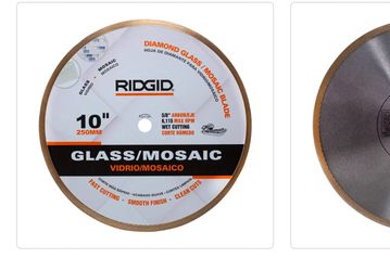RIDGID 10 in. Glass Tile Blade