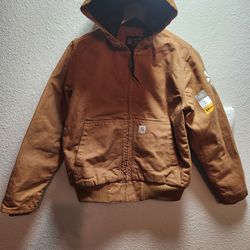 Carhartt Women’s Duck Canvas Hooded Jacket (S)