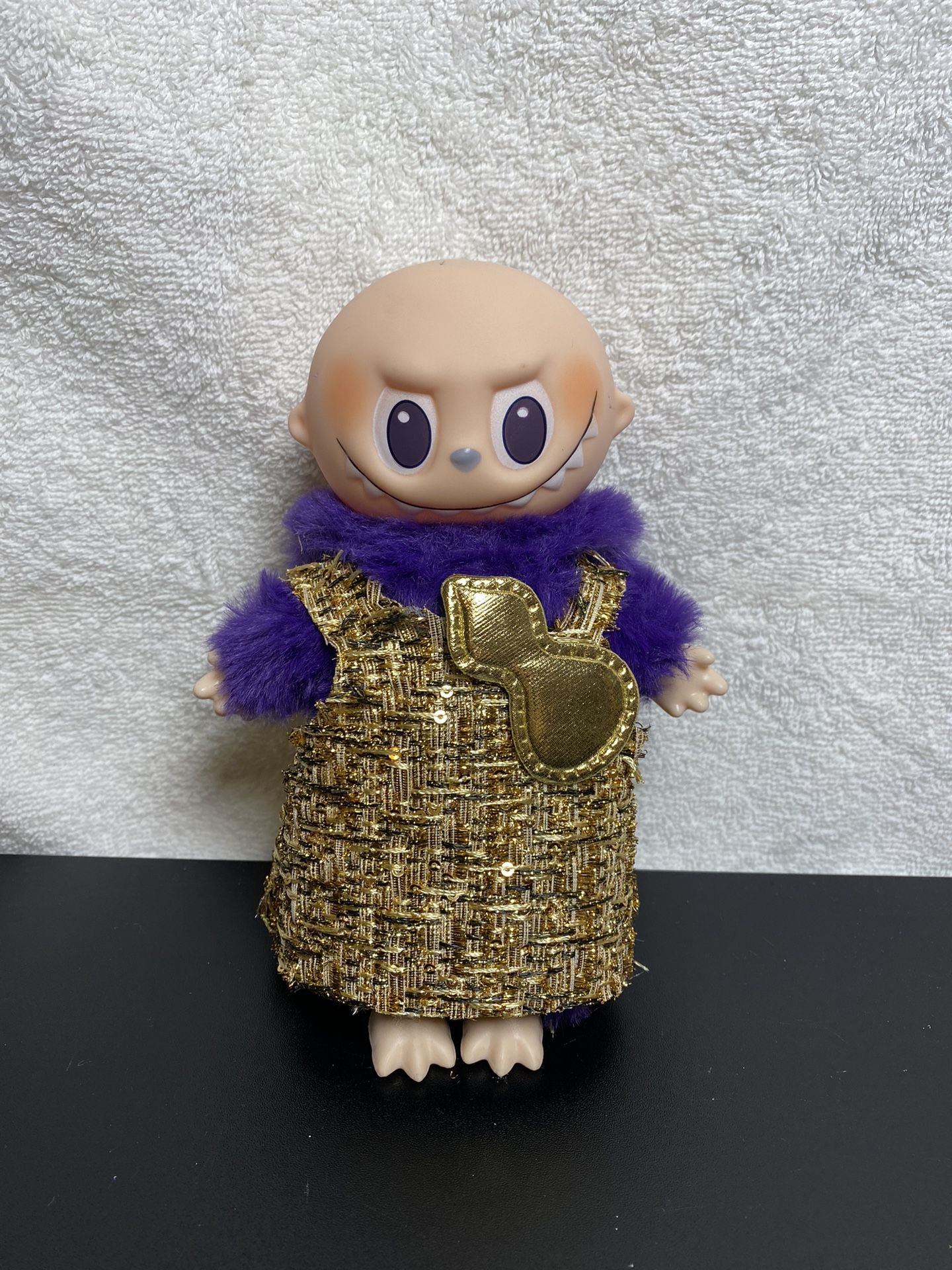 Lafufu labubu Wings Of Fortune plush keychain in box - New dupe with clothes included