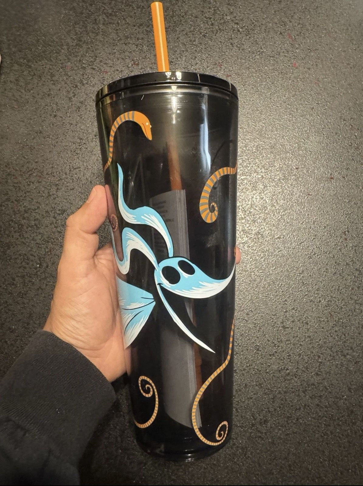 Disney ZERO Starbucks Travel Tumbler Nightmare Before Christmas 24oz IN HAND NEW