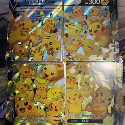 Pikachu V union Set (SWSH 139,140,141,142)