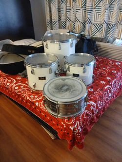 Drum Set With Traveling Cases 