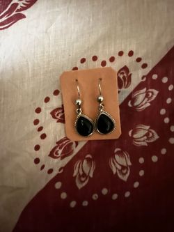 Black Jade with Sterling Silver from Guatemala