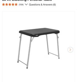 Lifetime Stacking Personal Table 