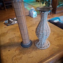Two Decorative Candle Holders