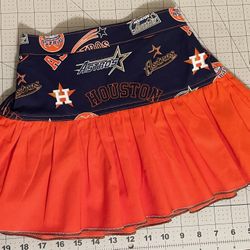Houston Astros Custom Made Skirt