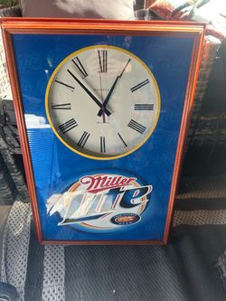 Miller Lite Hanover Quartz Wall Clock