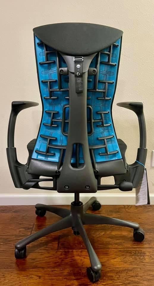 BRAND NEW!HERMAN MILLER LOGITECH X GAMING EMBODY POSTURE-FIT ADJUSTABLE ...