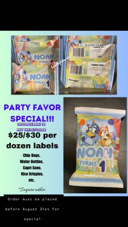 Party Labels 