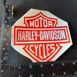 Harley Davidson 2-tone Oracal 651 vinyl decal sticker  - custom made  motorcycles