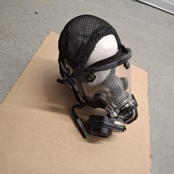 GAS MASK SCOTT AV-2000 FULL FACE RESPIRATOR With KEVLAR 
