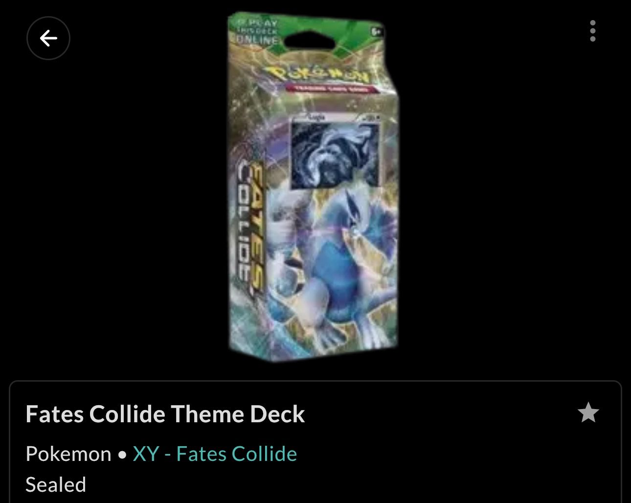 Fates Collide Theme Deck