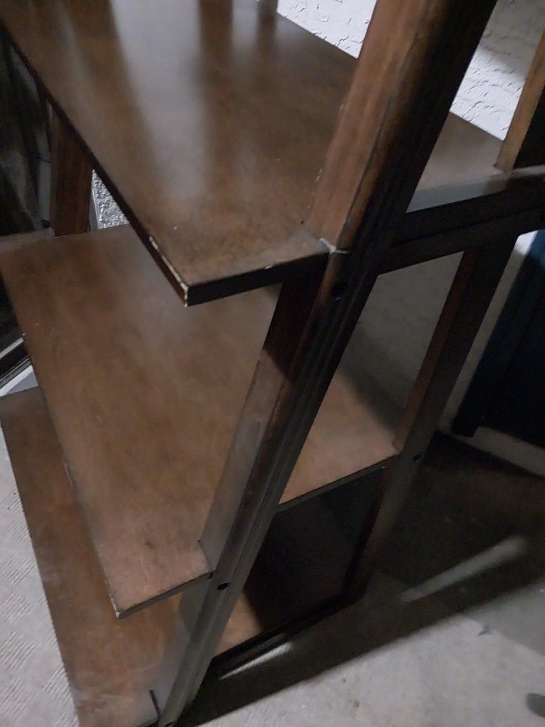 Brown Ladder Shelf