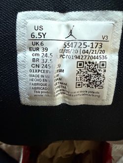 Air Jordan 1 Retro High OG US 6.5Y