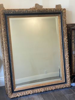 2 Framed Mirrors 46.5 Inches Wide By 58 Inches Tall