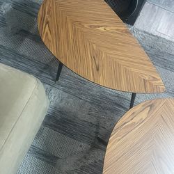 Side Tables Leaf Design