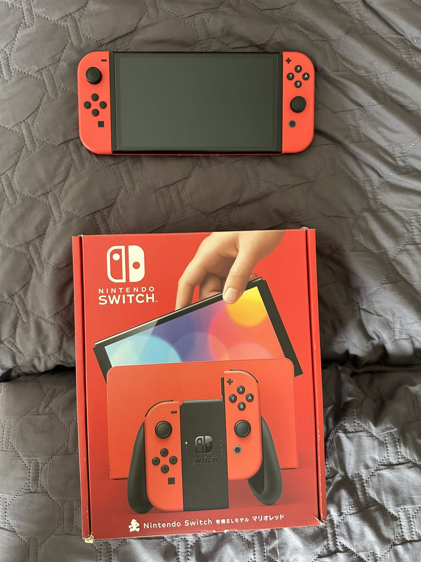 Kamikaze OLED Mario themed Switch (Japanese) With 512 GB MicroSD Card