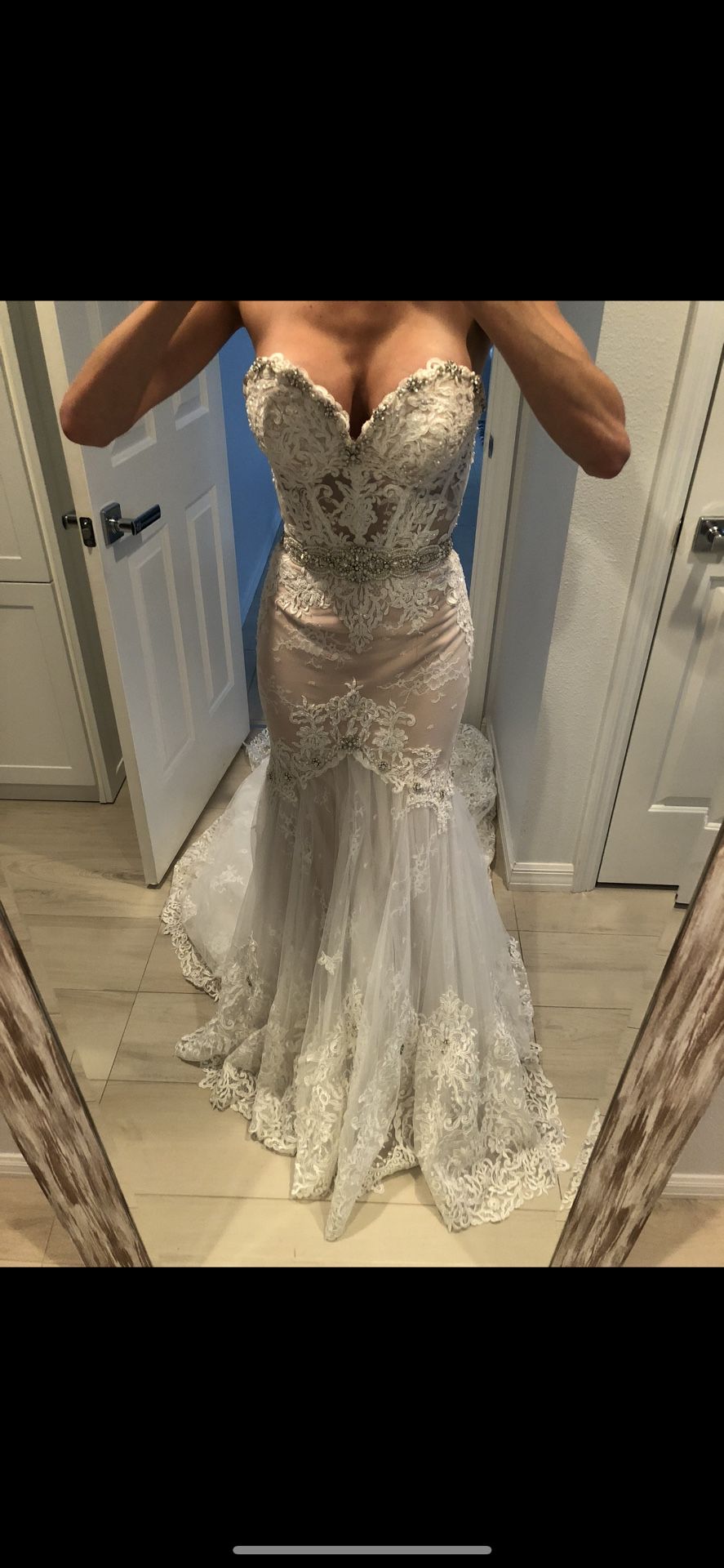 Calla Blanche Wedding Dress- New