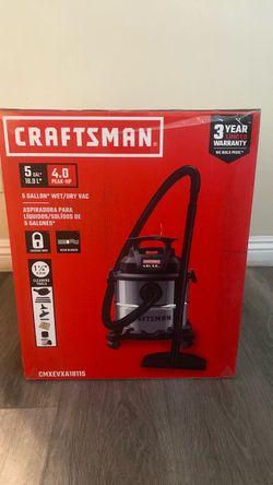 CRAFTSMAN 5-Gallon 4 HP Corded Wet Shop Vacuum