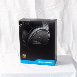 Sennheiser HD 650 Open‑Back Headphones – Like New, Original Owner