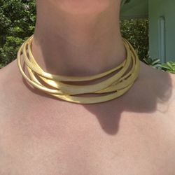 Kenneth Jay Lane Costume Collar Necklace 