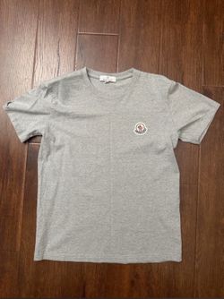 Moncler grey cotton t-shirt