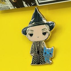 Harry Potter Minerva McGonagall W/ Patronus Enamel Metal Pin Blind Box Series 