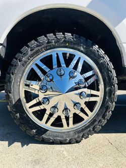 ALCOA custom cuts dually wheels 