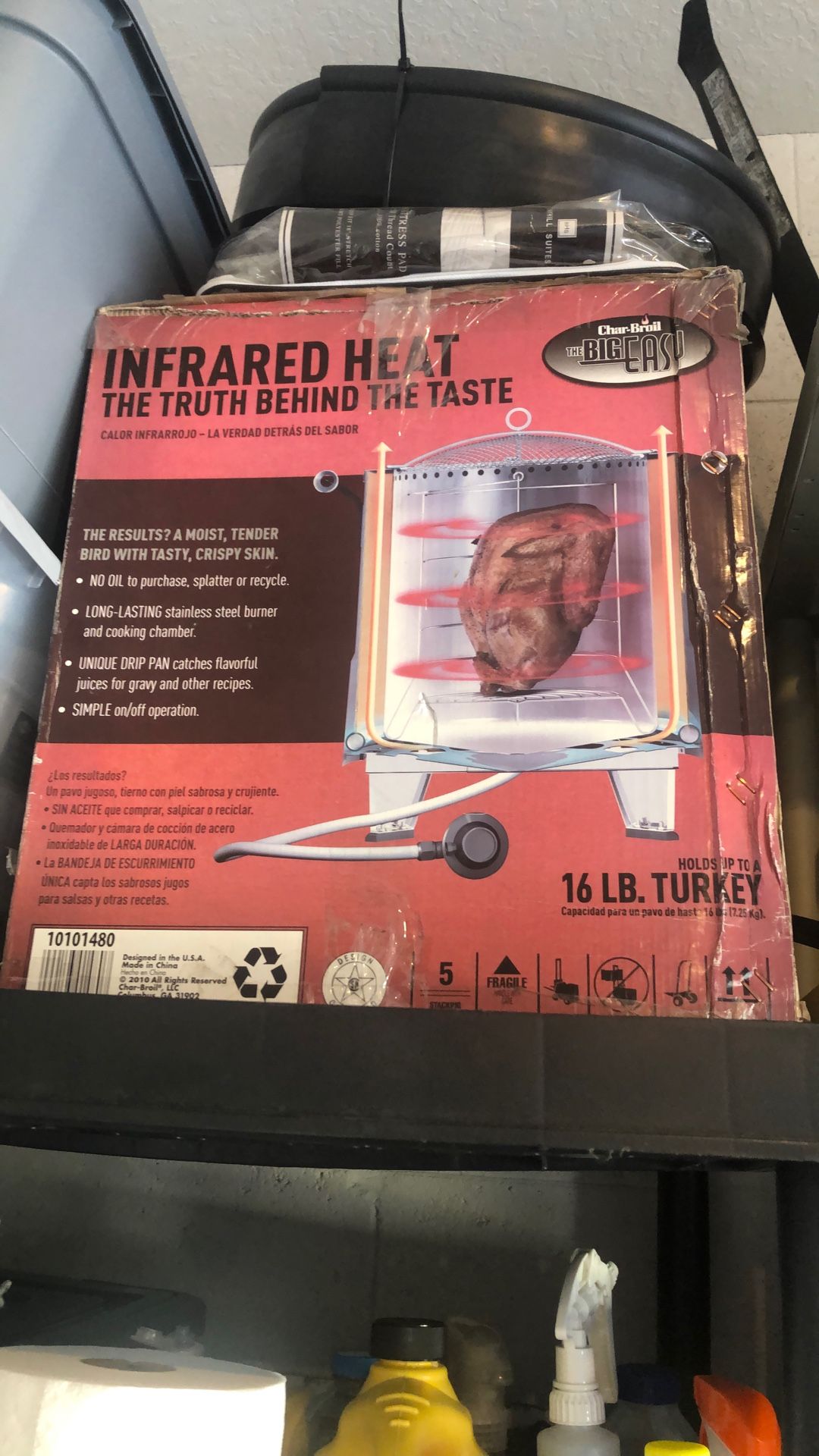 charboil infrared Turkey oil less