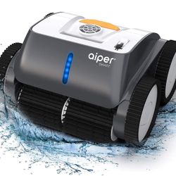 AIPER SMART Cordless Robotic Pool Cleaner, Wall-Climbing, Triple-Motor, Intelligent Route Plan Tech Automatic Pool Cleaner, Max Cleaning Coverage, Ide