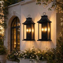 Wall Sconce 2-Light Lantern