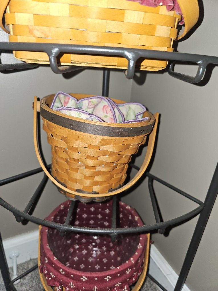 Longaberger Basket With Liner