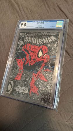 Spider-Man #1 Todd Mcfarlane Silver Edition Graded 9.8