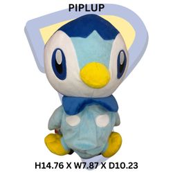 Adorable Pokémon Piplup Plush Backpack