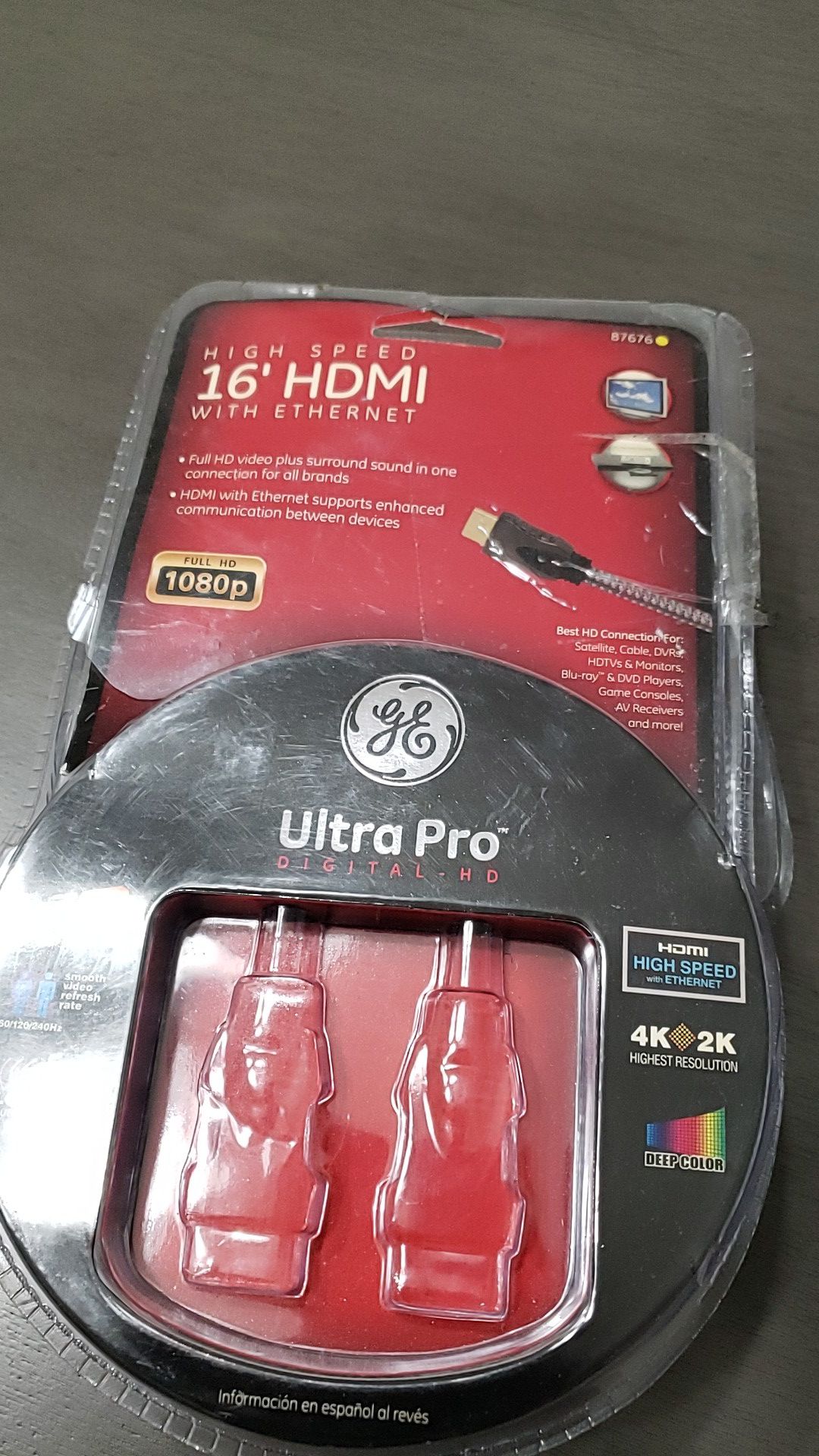HDMI Cord Hi Def - 16 Feet