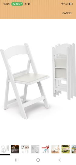 Garden and Patio Folding Chair Set of 4 for Events and Wedding, Lightweight with Padded Seat, Water-Proof, Double Braced Frame, Non-Slip Feet, 350LB C