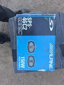 Alpine 2 way speaker never open