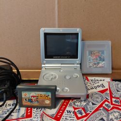 Grey 2002 GBA SP + 2 games