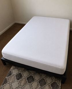 Queen size mattress and frame