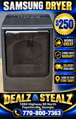 Samsung Dryer for Sale 
(Works Great/ Comes w/ Warranty)