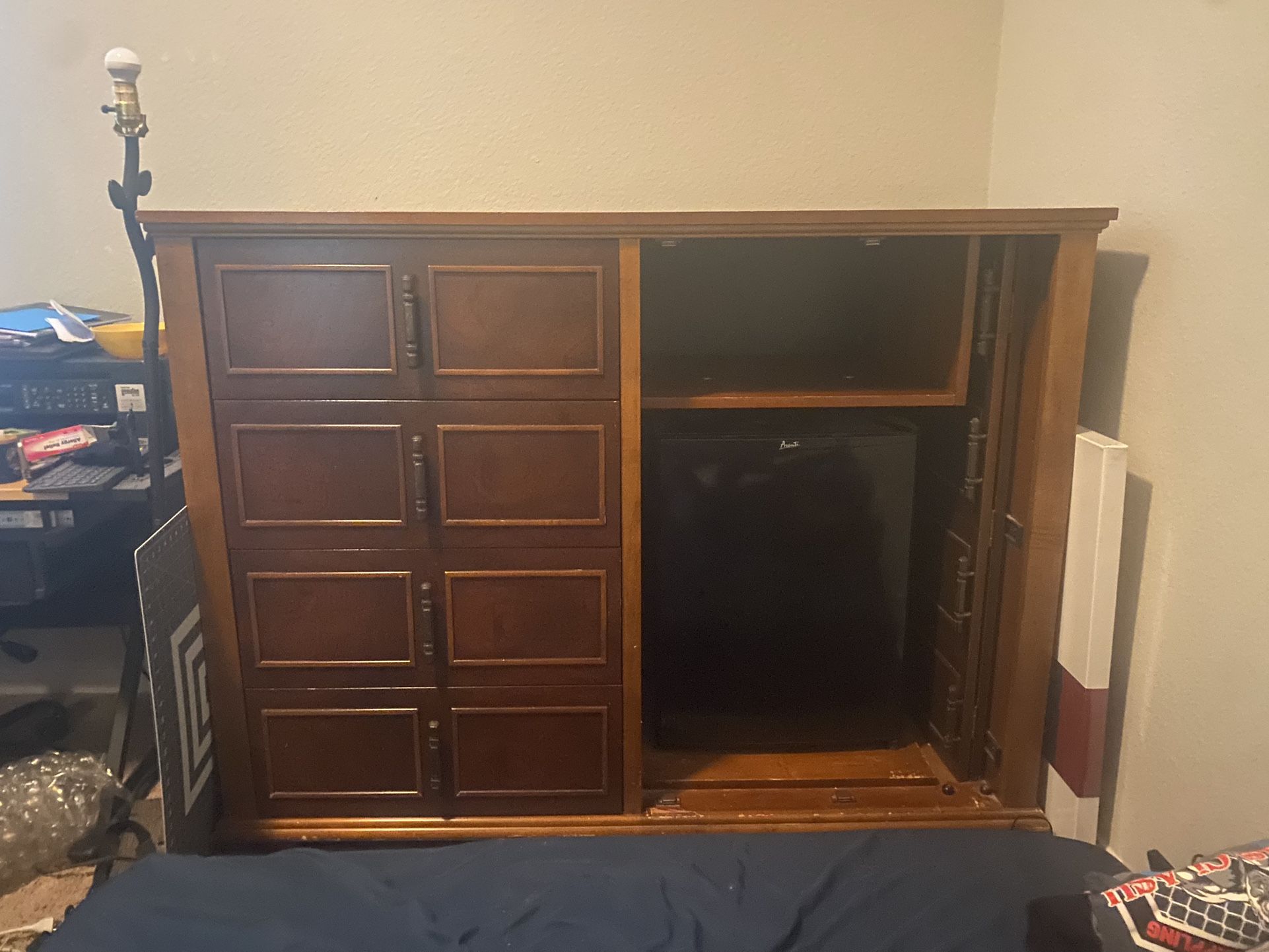 Dresser With Mini Fridge