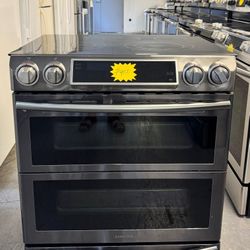  Samsung Electric Double Oven Stove 31 Wide Works Perfectly 1216 Hartford Turnpike Vernon CT 